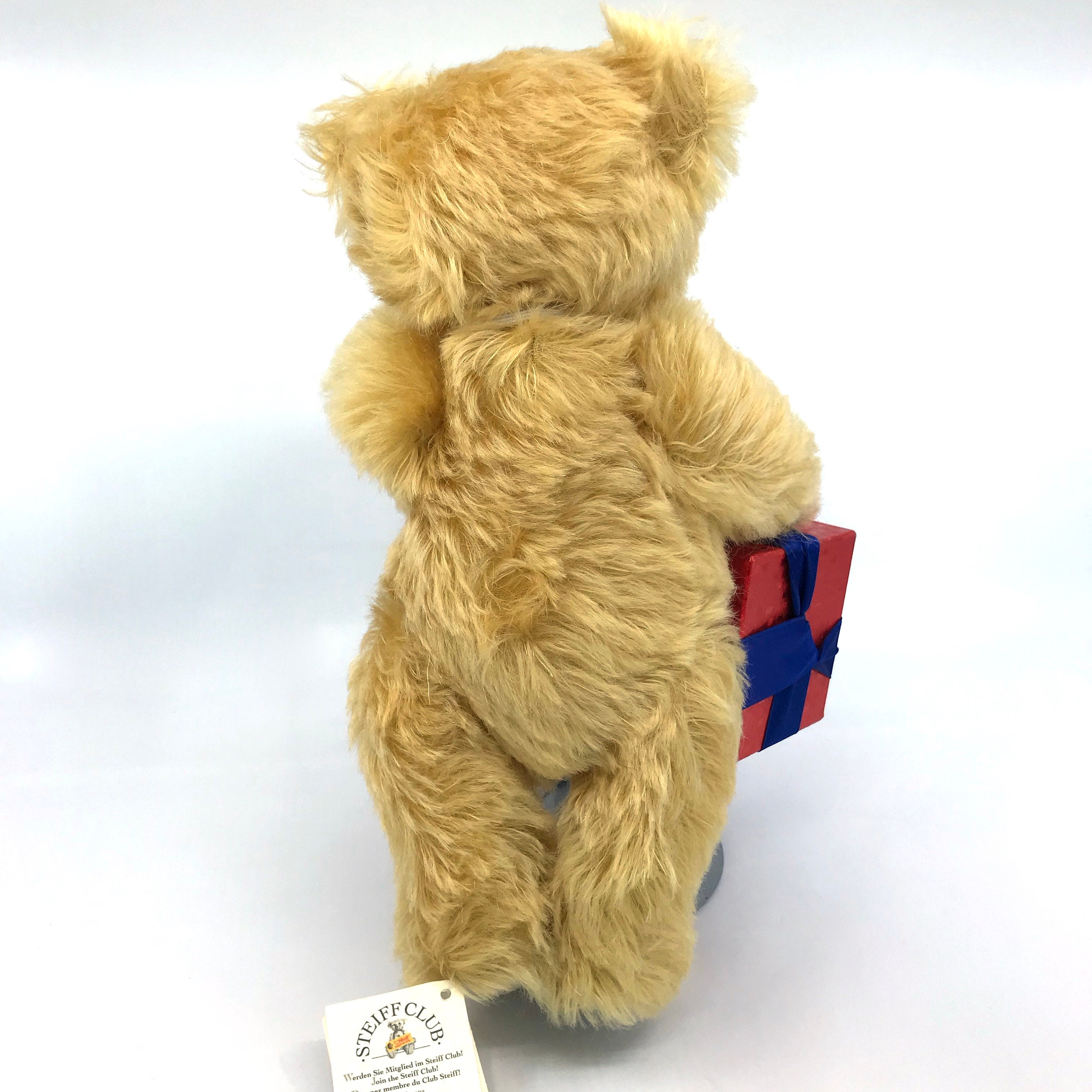 Steiff Germany Happy Birthday Teddy Bear Mohair Plush 2001 ID Button ...