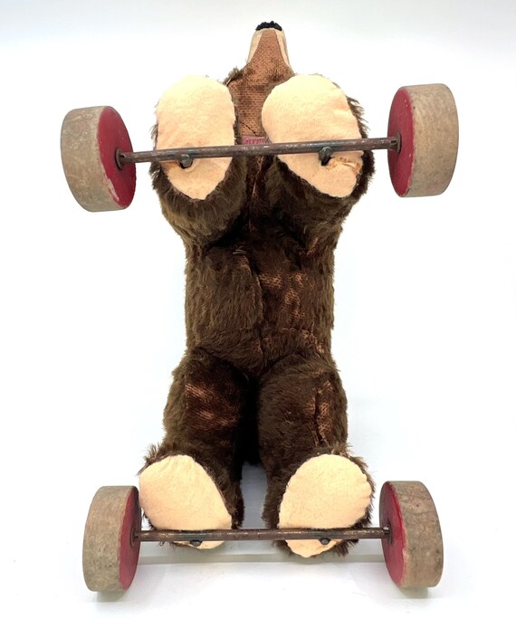 シュタイフ ベア オン ホイールズ 1930 年代 ロング F ID ボタン