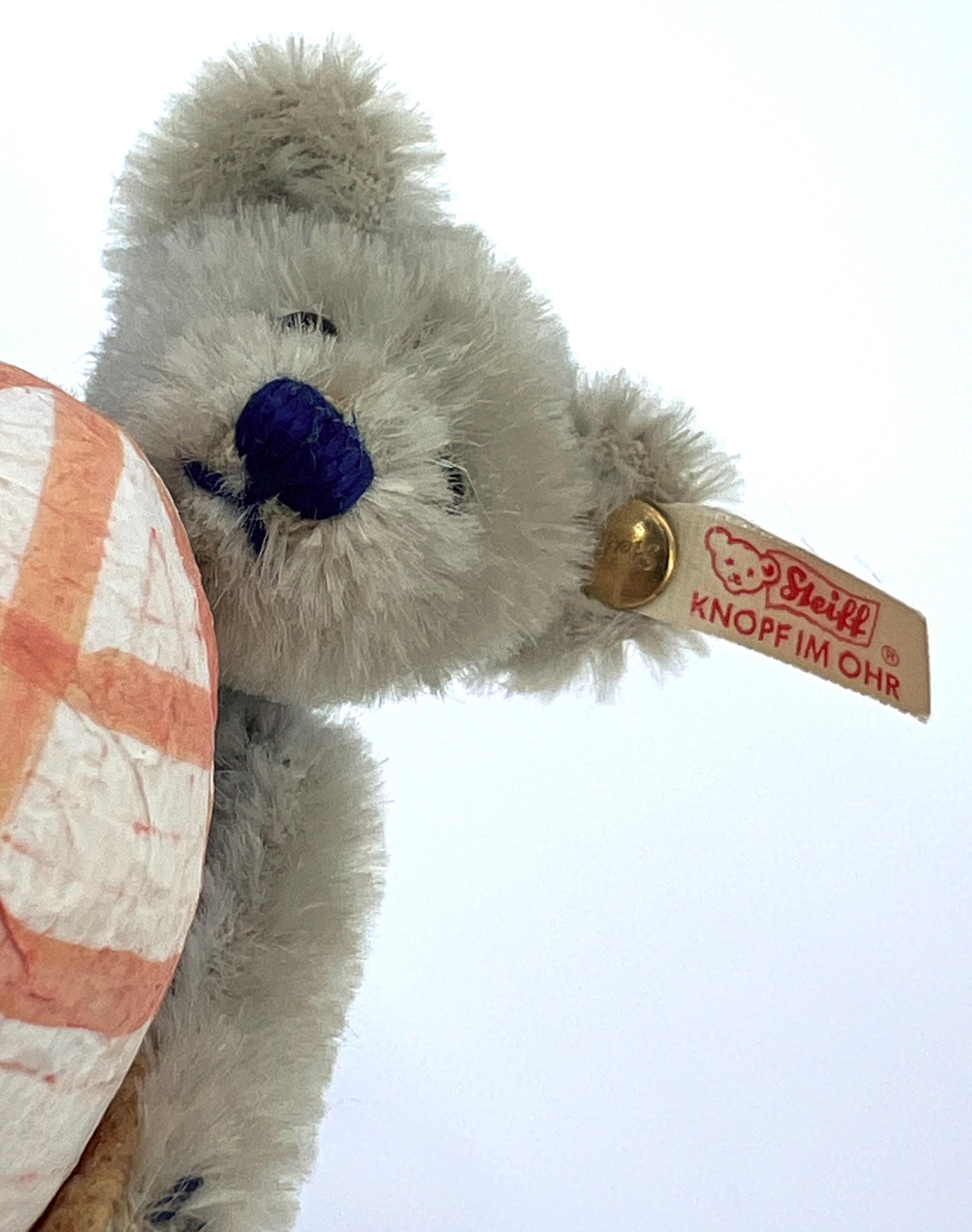 シュタイフカレンダー4月ミニテディベア2001年モヘア限定版イースター