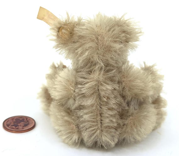 Steiff Calendar February Mini Teddy Bear 2001 Mohair Limited