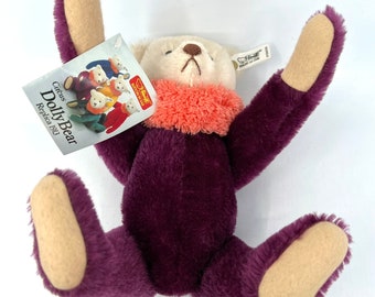Steiff Circus Dolly Teddy Bear Replica 1913 ID Button and Steiff Circus Dolly Teddy Bear Replica 1913 ID Button and