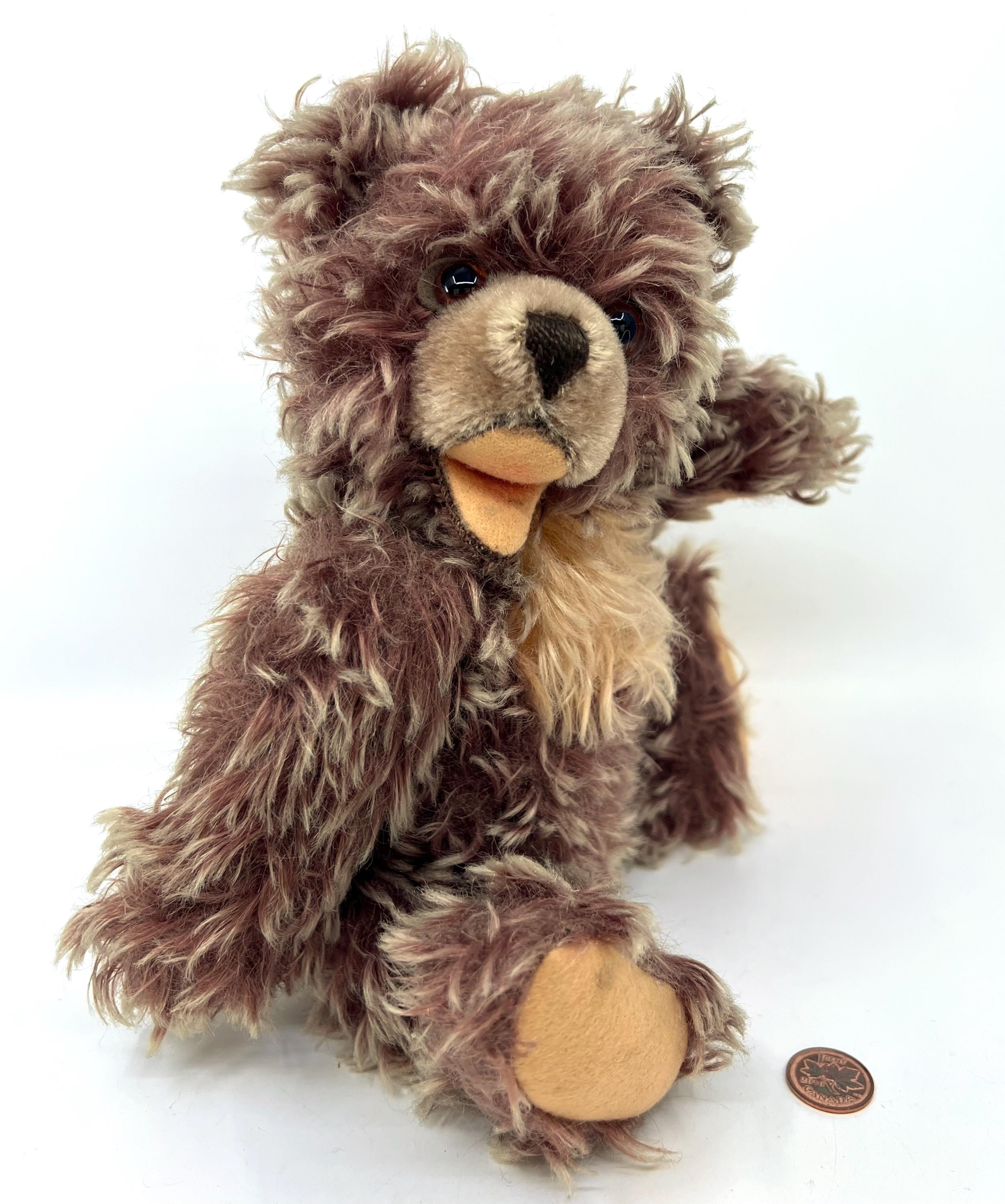 Steiff Zotty Teddy Bear 1959 Cinnamon Frosted Mohair Plush 28 Cm