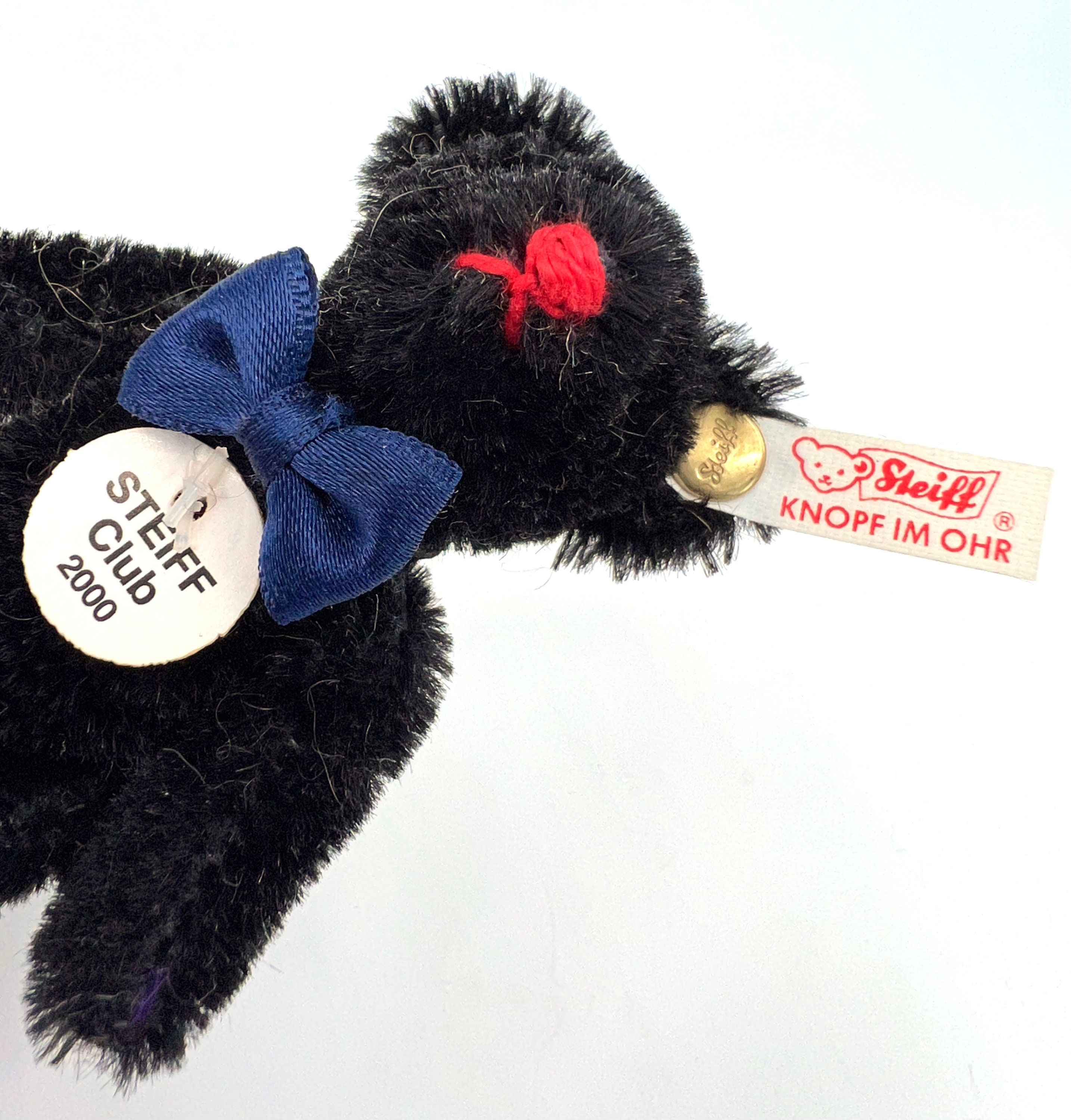 Steiff Club 2000 Teddy Bear Black Miniature Annual Loyalty