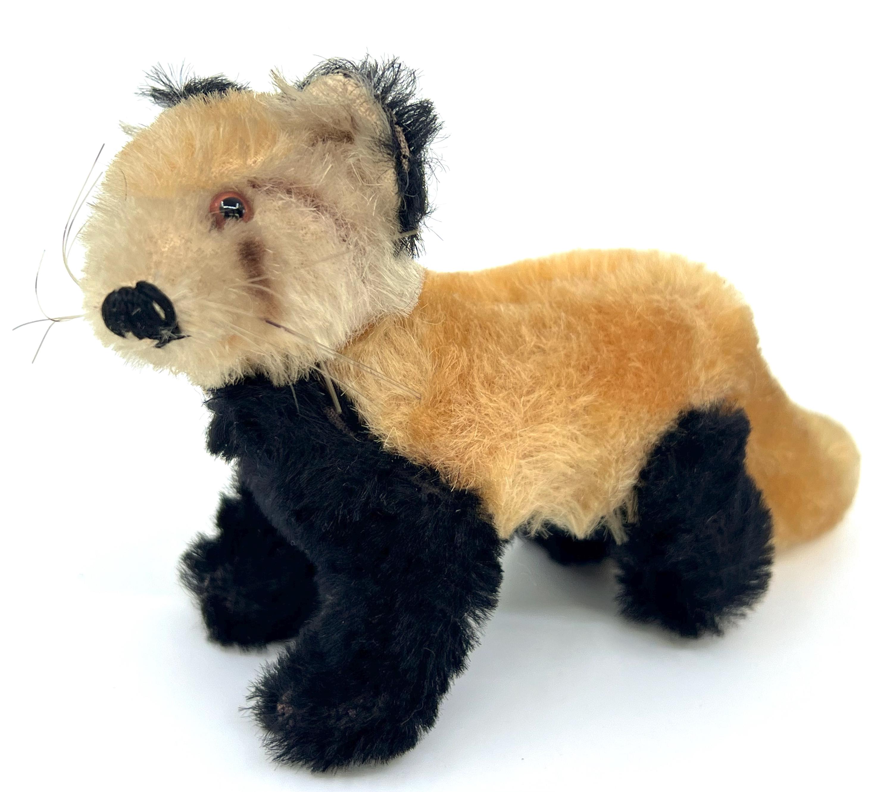 Steiff Germany Pandy Indian Red Panda Mohair Plush 10 Cm 4 Inches