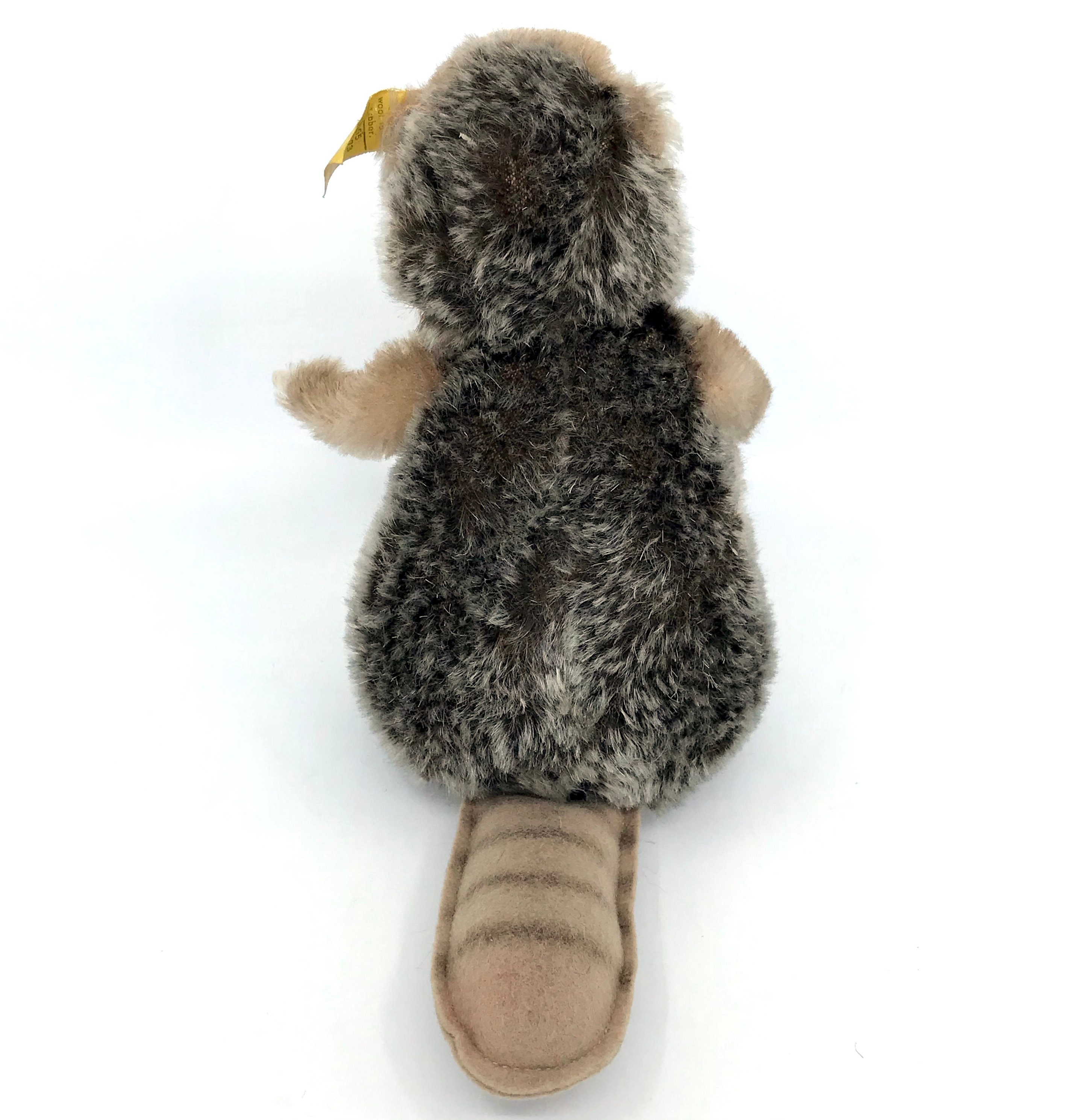 Steiff Germany Nagy Beaver Mohair Plush 17 Cm 7 Inches ID Button
