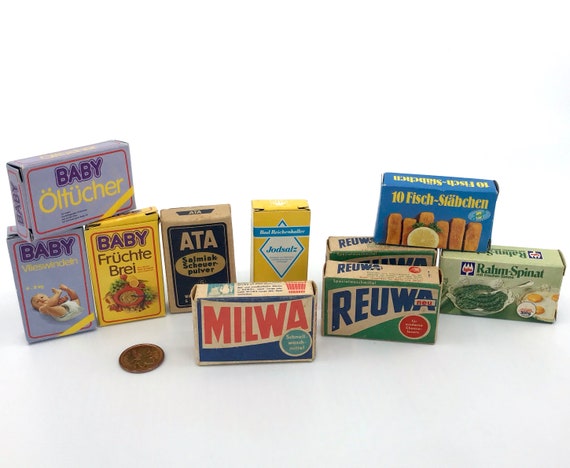 Lot of Dollhouse Miniature Groceries