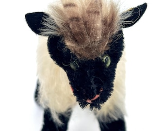 Steiff Snucki Mountain Sheep Mohair Plush 12cm 5 Inches ID Button