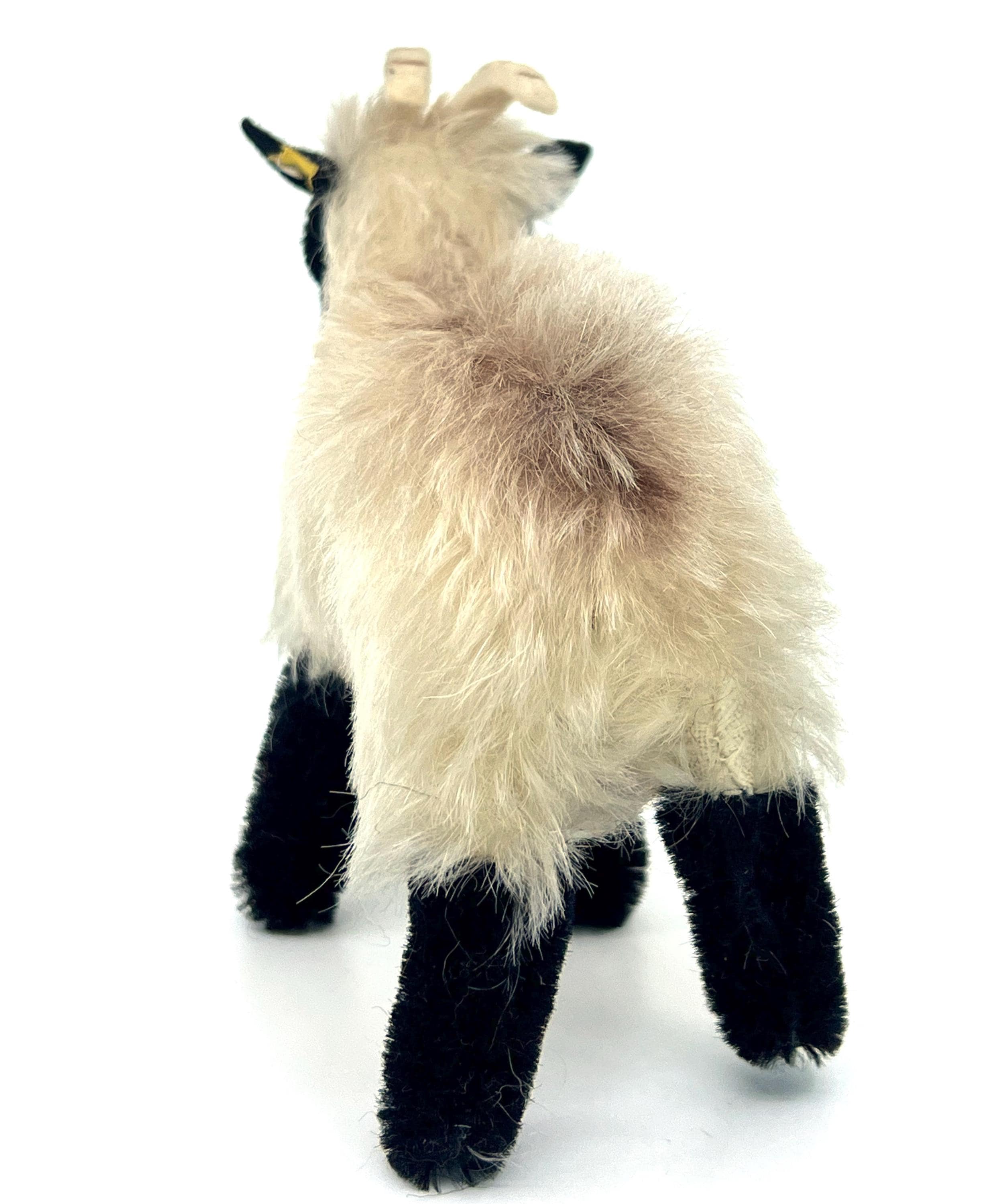 シュタイフ社　Mountain Sheep Snucki Steiff Snucki Mountain Sheep Mohair Plush 12cm 5 Inches ID Button