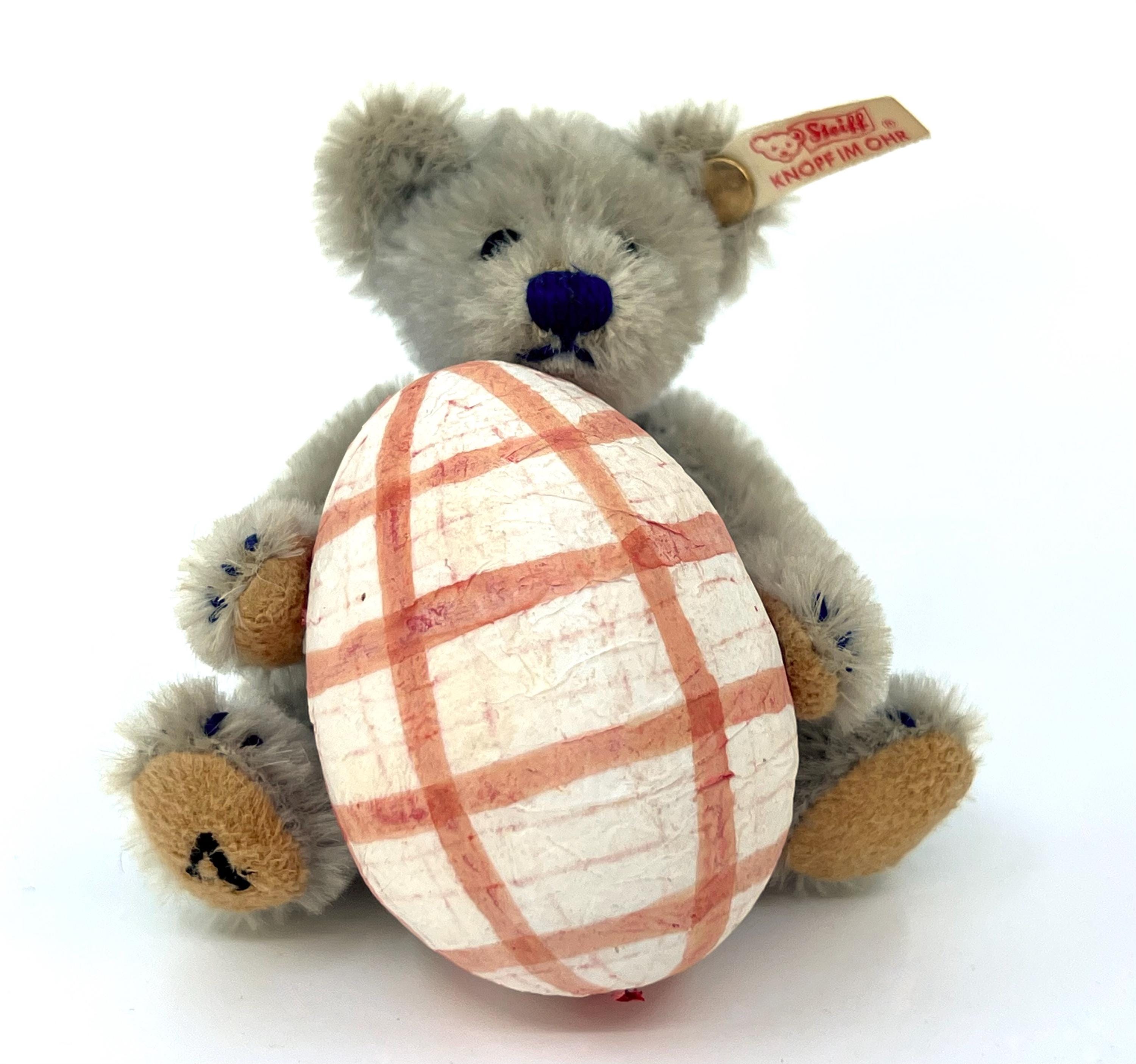 Steiff Calendar April Mini Teddy Bear 2001 Mohair Limited
