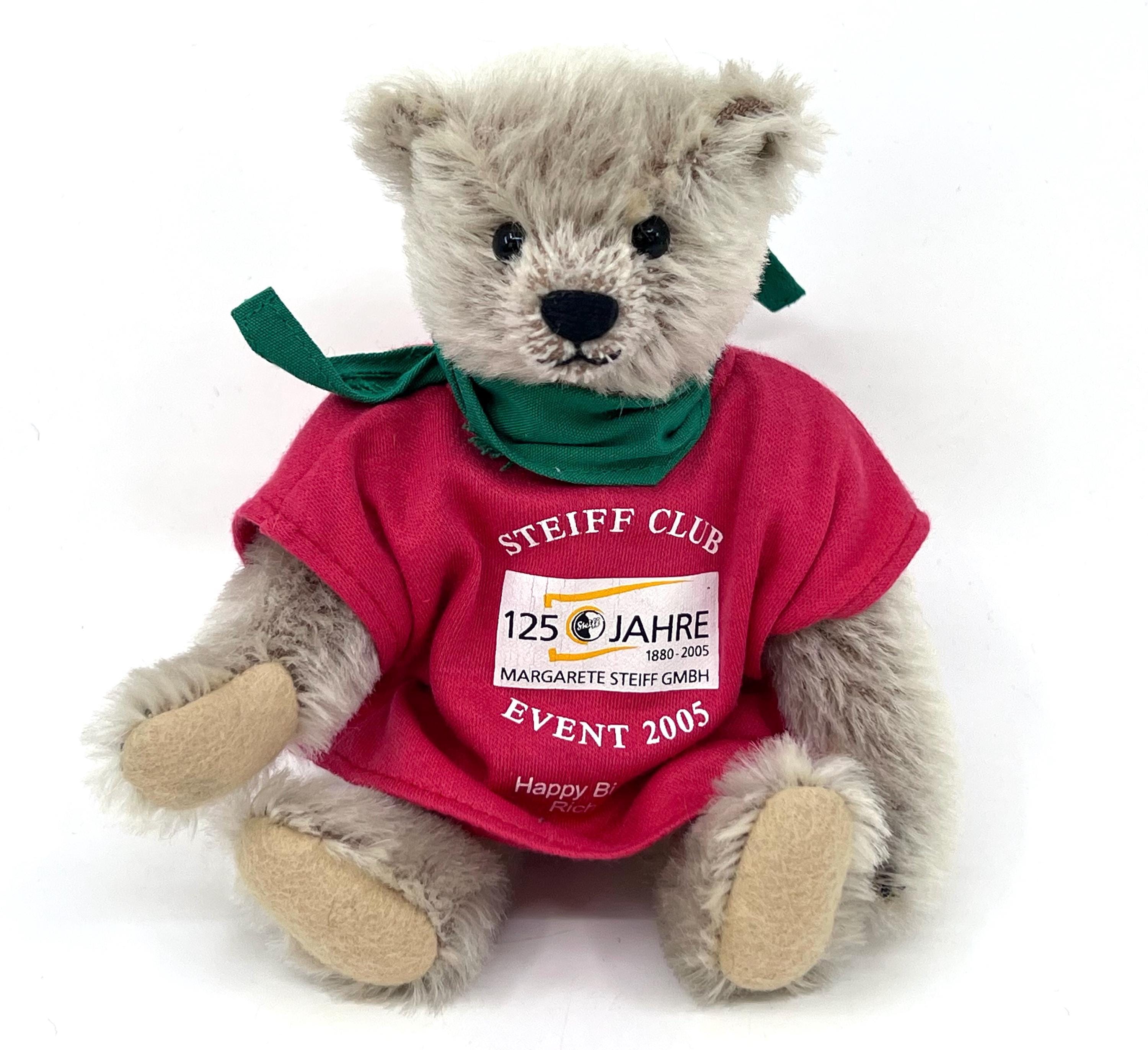 Since 1880 steiff シュタイフ original happy A. Lange & Söhne x Steiff 25th Anniversary Mohair Teddy Bear