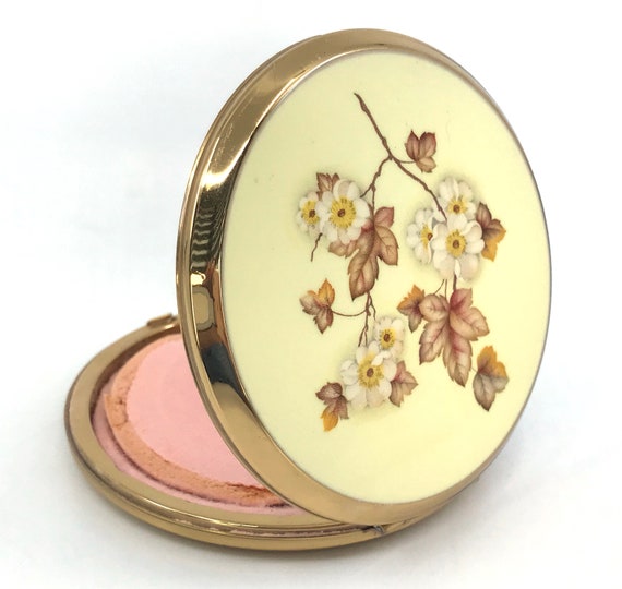 Stratton England Powder Compact Enamel with Bloss… - image 6