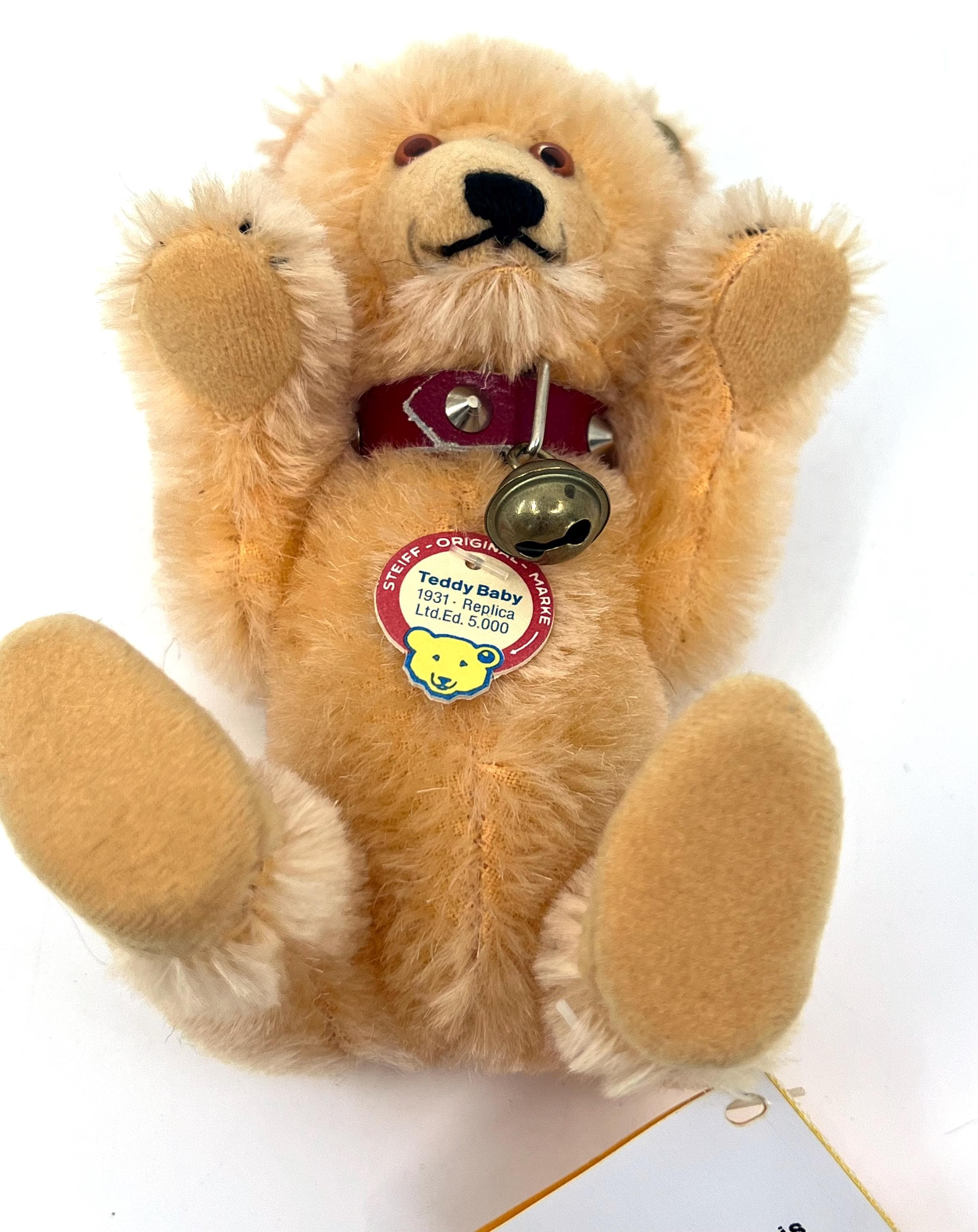 テリマルさま専用　シュタイフ「レプリカ1931 テディベイビーMaize」 Steiff Germany Teddy Baby 1931 Limited Edition Mini Bear