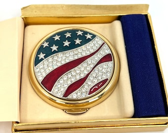 ヴィンテージ エスティ ローダー ミラー付きコンパクトケース