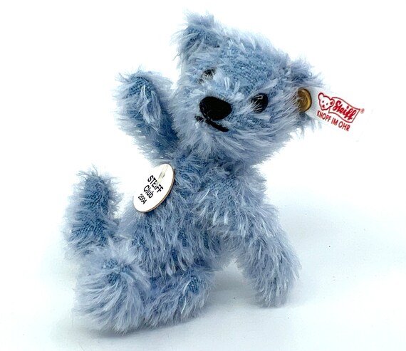 Steiff 青いテディベアBelglan Beach Bear Teddy Bear- Vintage