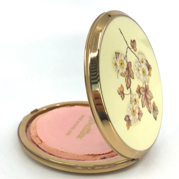 Stratton England Powder Compact Enamel with Bloss… - image 2