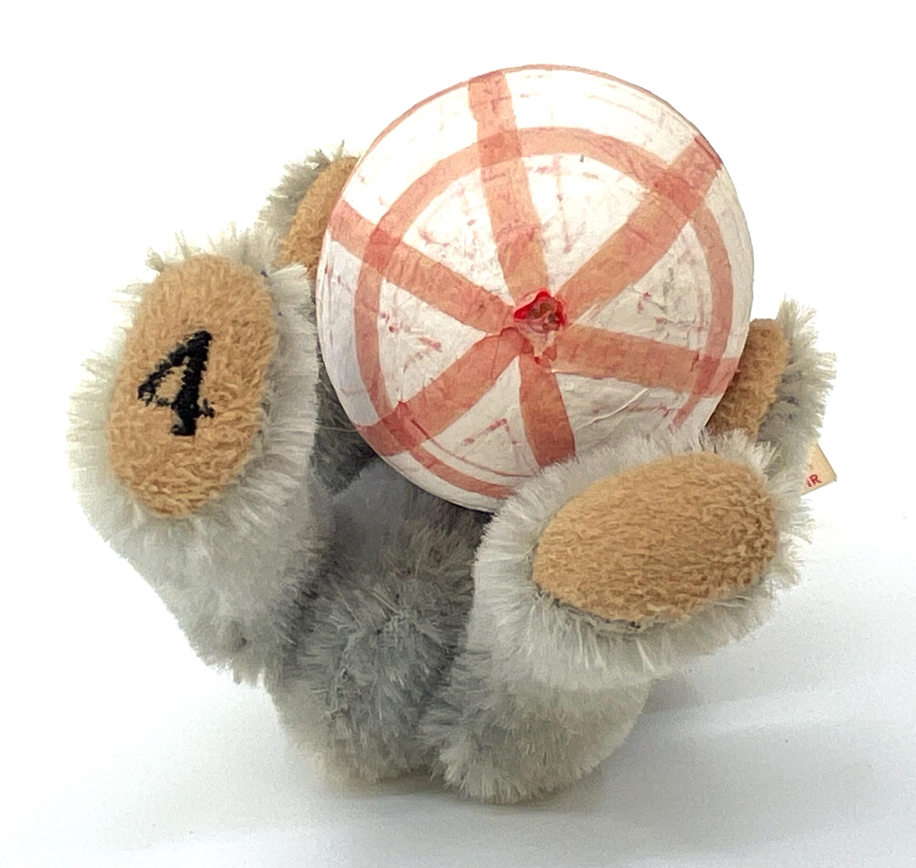 シュタイフカレンダー4月ミニテディベア2001年モヘア限定版イースター