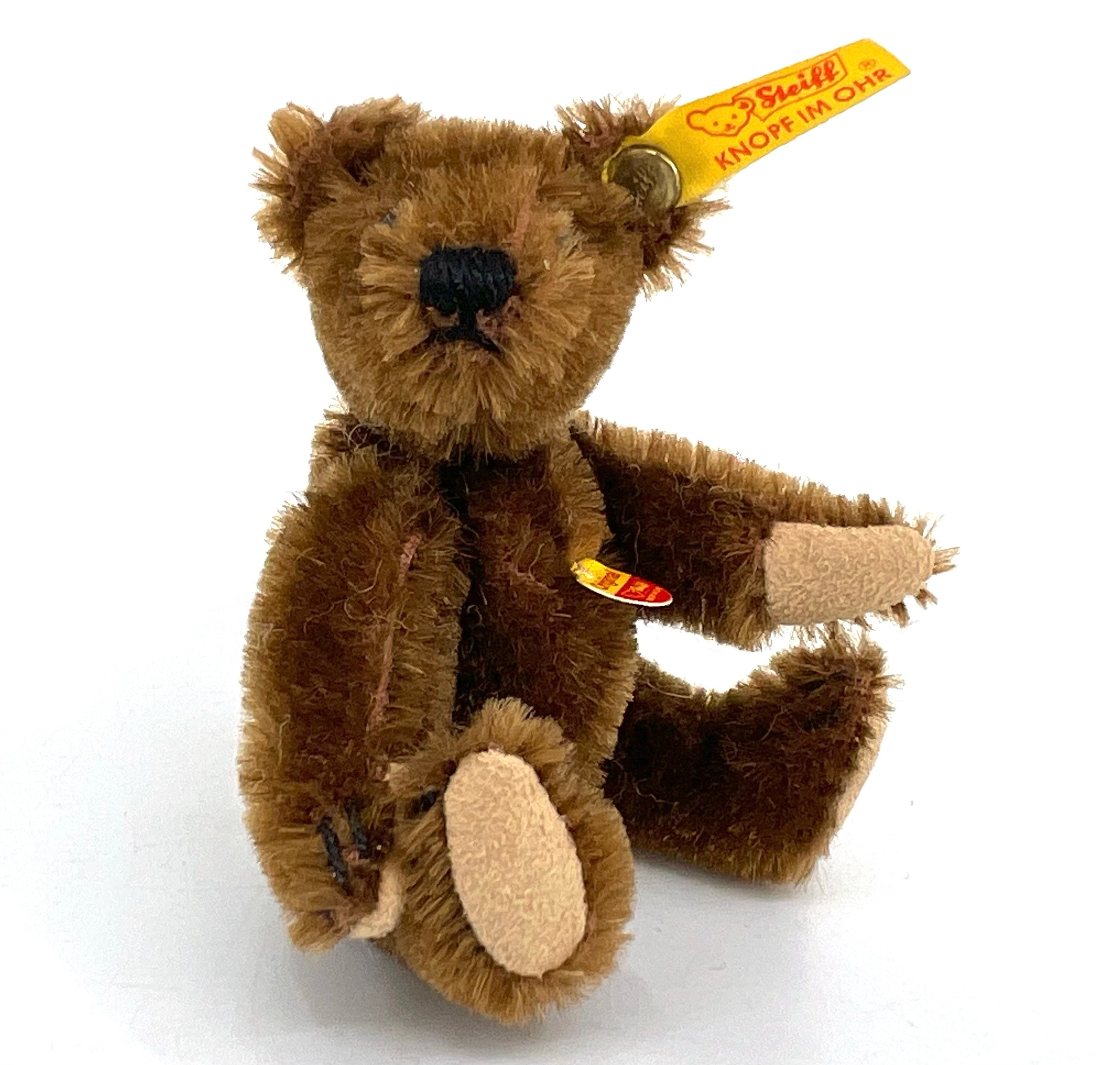 Steiff Miniature Replica 1921 Teddy Bear 9 Cm 3.5 Inches Brown