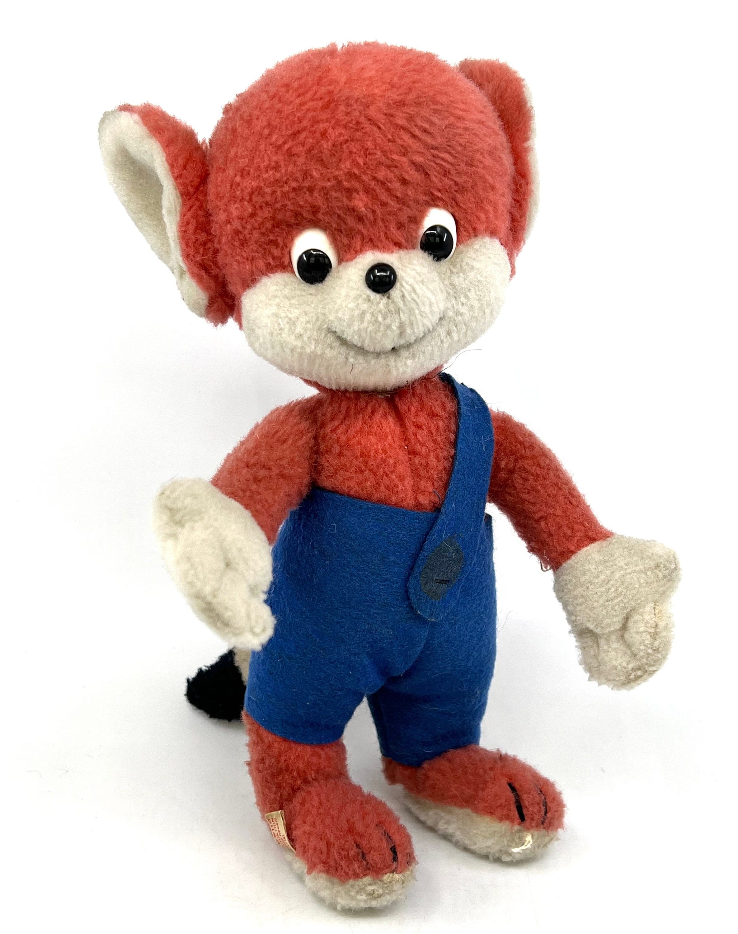 Schuco Fix Und Foxi Fox Doll 1964 Dralon Plush 25 Cm 10 Inches ID