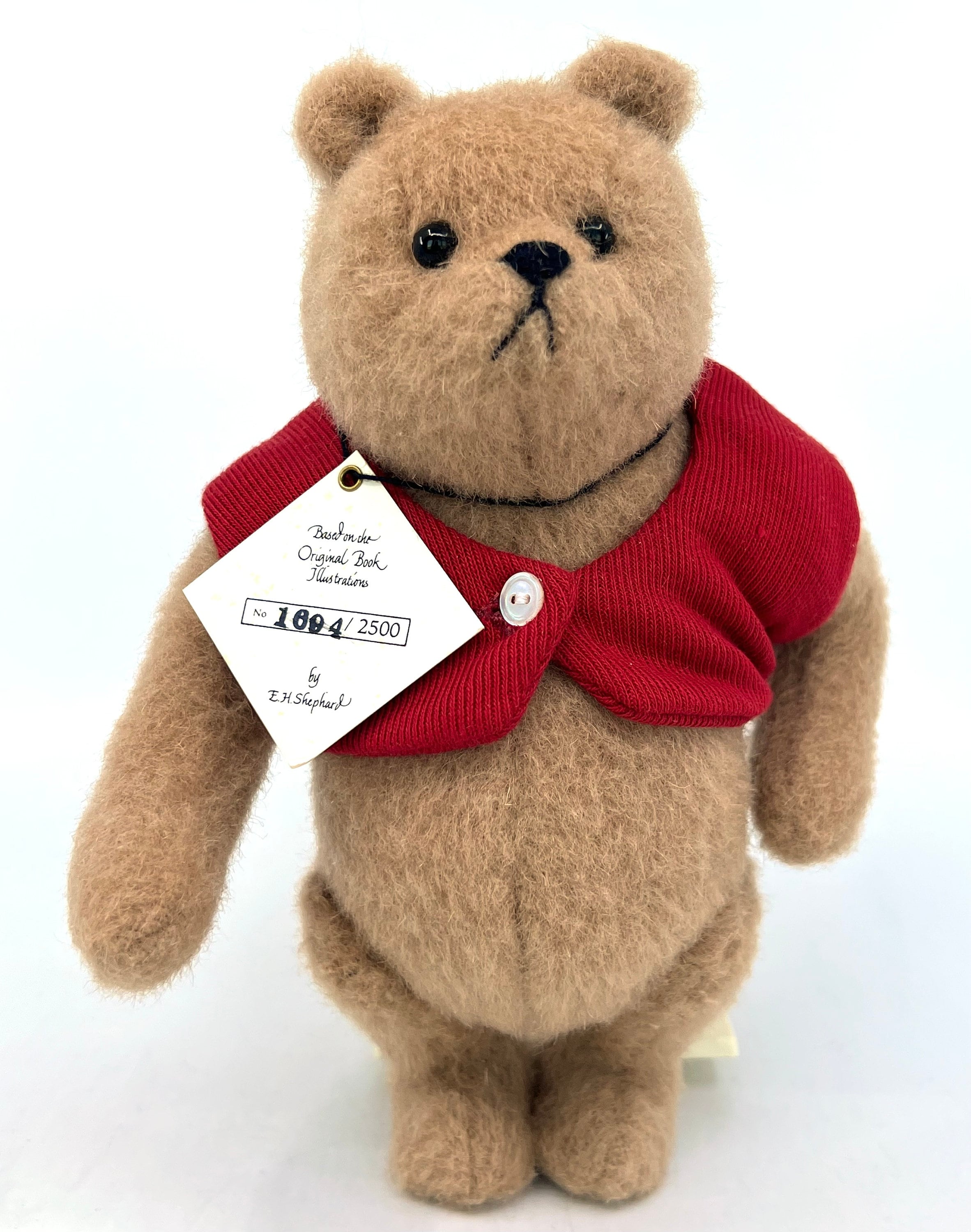 R John Wright 8 Inch Winnie the Pooh Bear 1986 Limited Edition