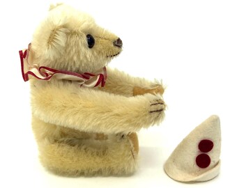 シュタイフ テディ クラウン ベア 歴史的ミニチュア 1926 レプリカ ID