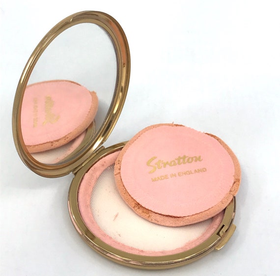 Stratton England Powder Compact Enamel with Bloss… - image 5