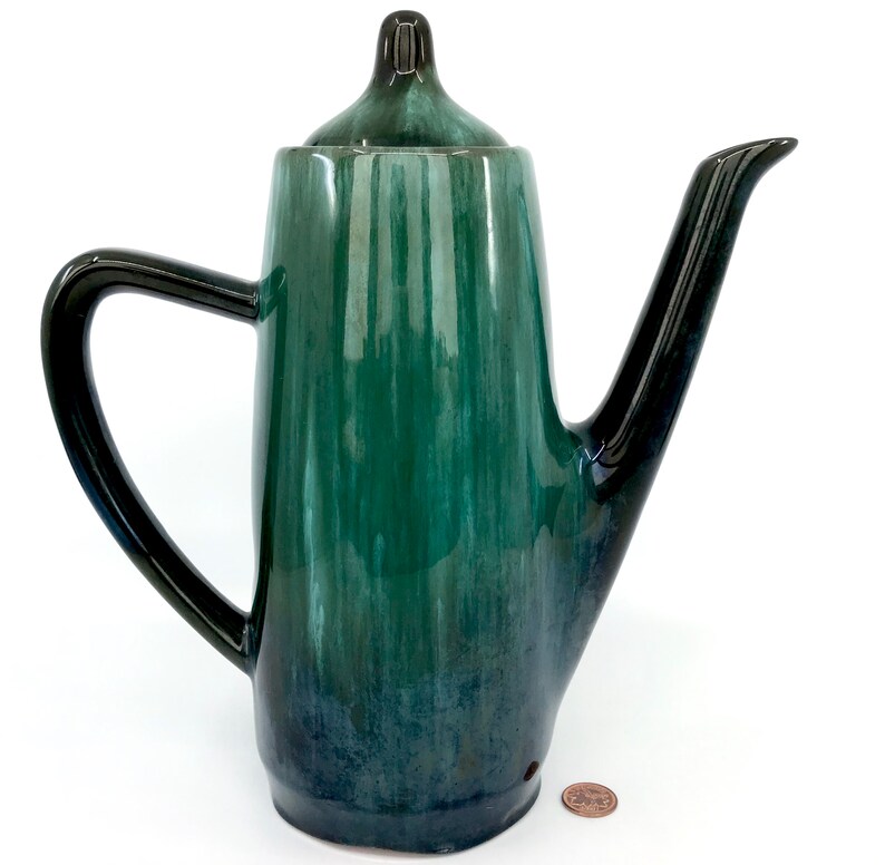 Vintage Blue Mountain Pottery BMP Canada Coffee Pot Teapot Etsy