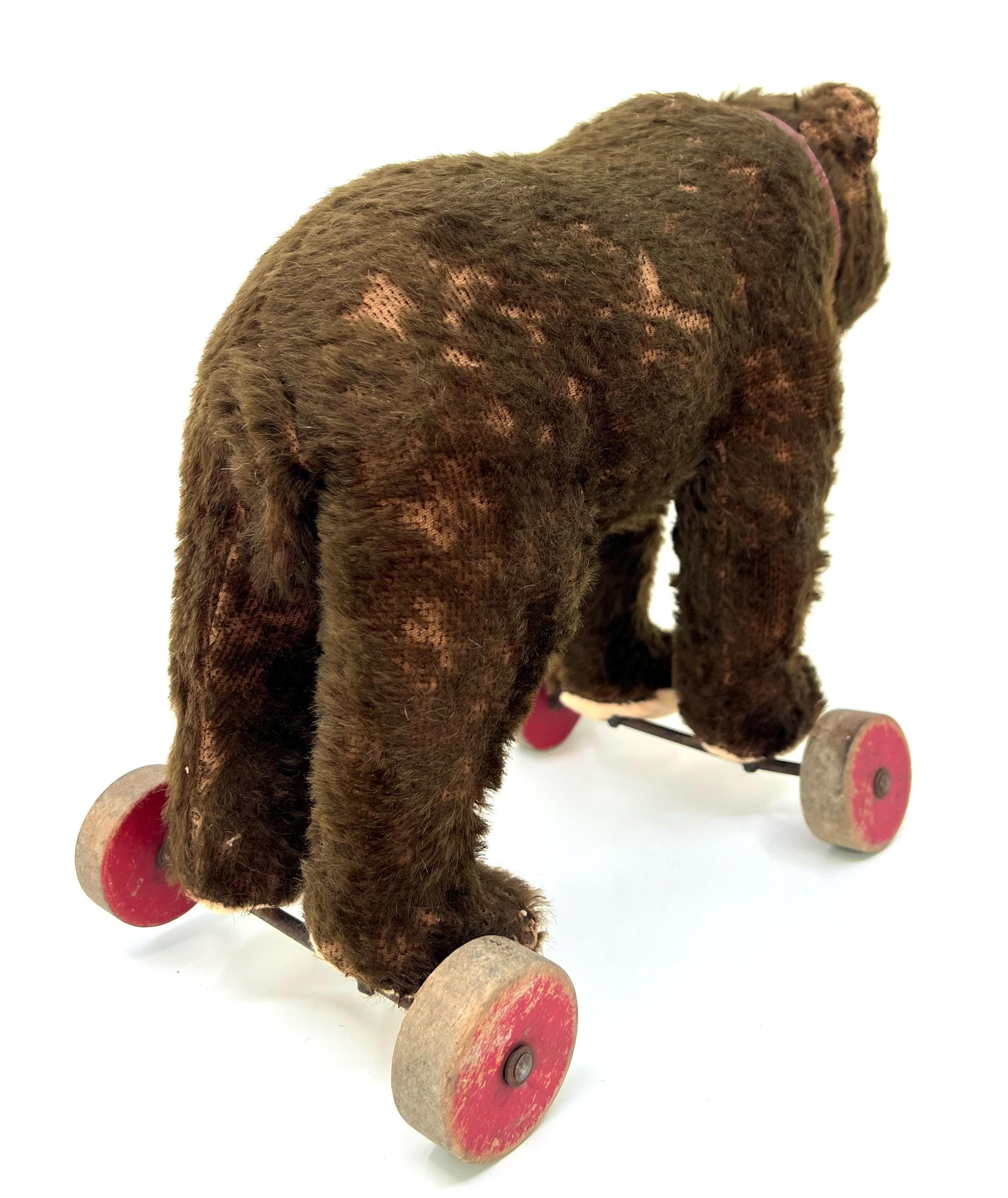 シュタイフベアオンホイールズベア シュタイフ ベア オン ホイールズ 1930 年代 ロング F ID ボタン