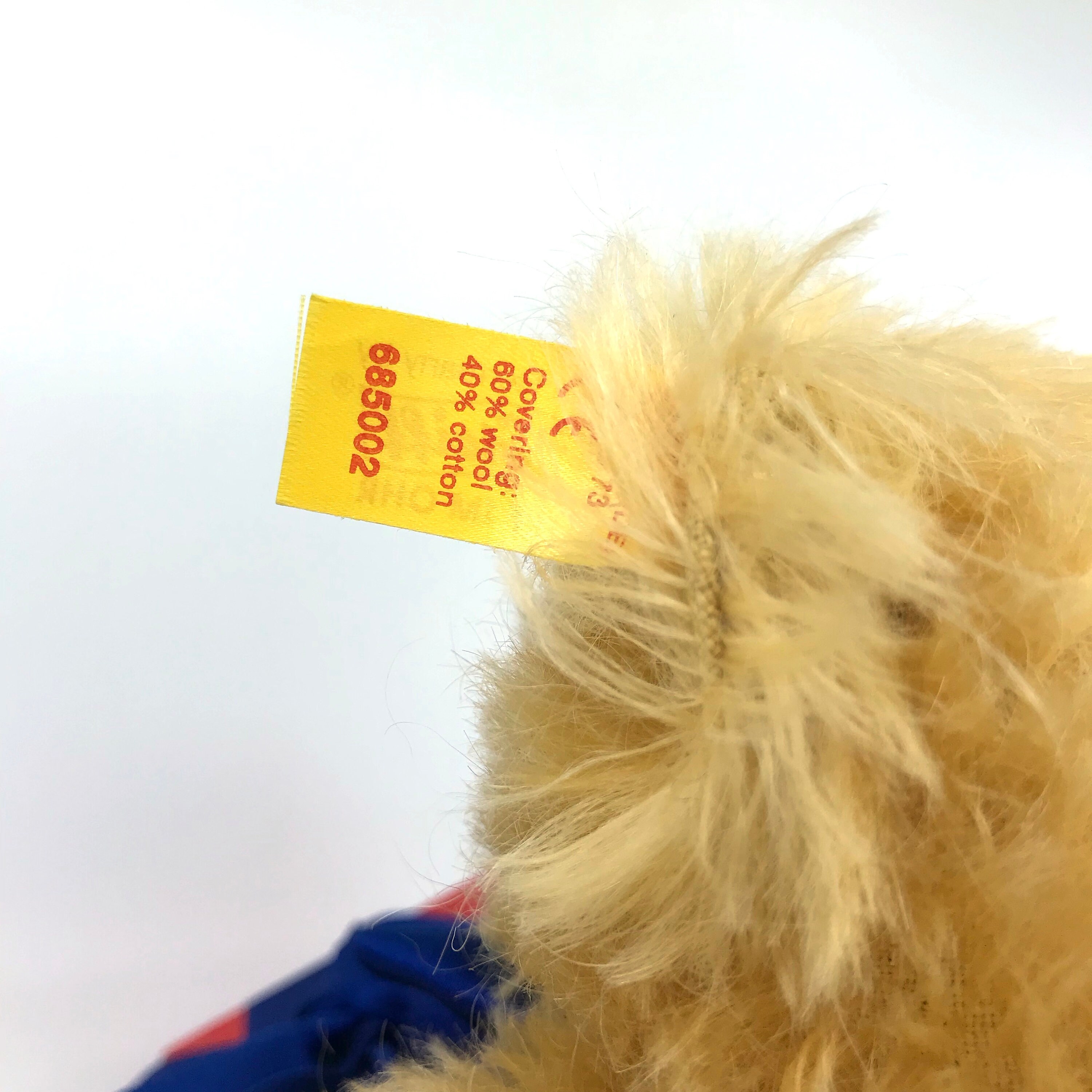 Steiff Germany Happy Birthday Teddy Bear Mohair Plush 2001 ID Button ...