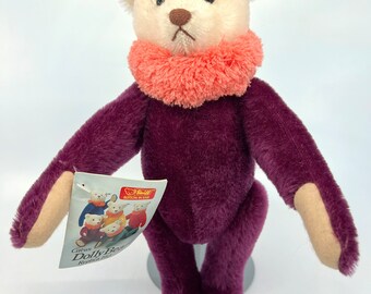 Steiff Circus Dolly Teddy Bear Replica 1913 ID Button and Steiff Circus Dolly Teddy Bear Replica 1913 ID Button and