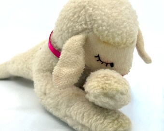 Steiff Floppy Lamby Lamb Sheep 1970s Big 28cm 11 Inches Wool