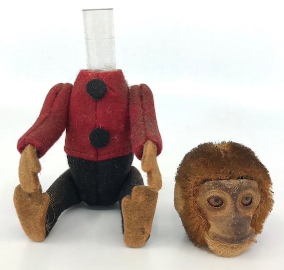 Antique Schuco Germany Monkey Bell Hop Perfume Holder Art Deco