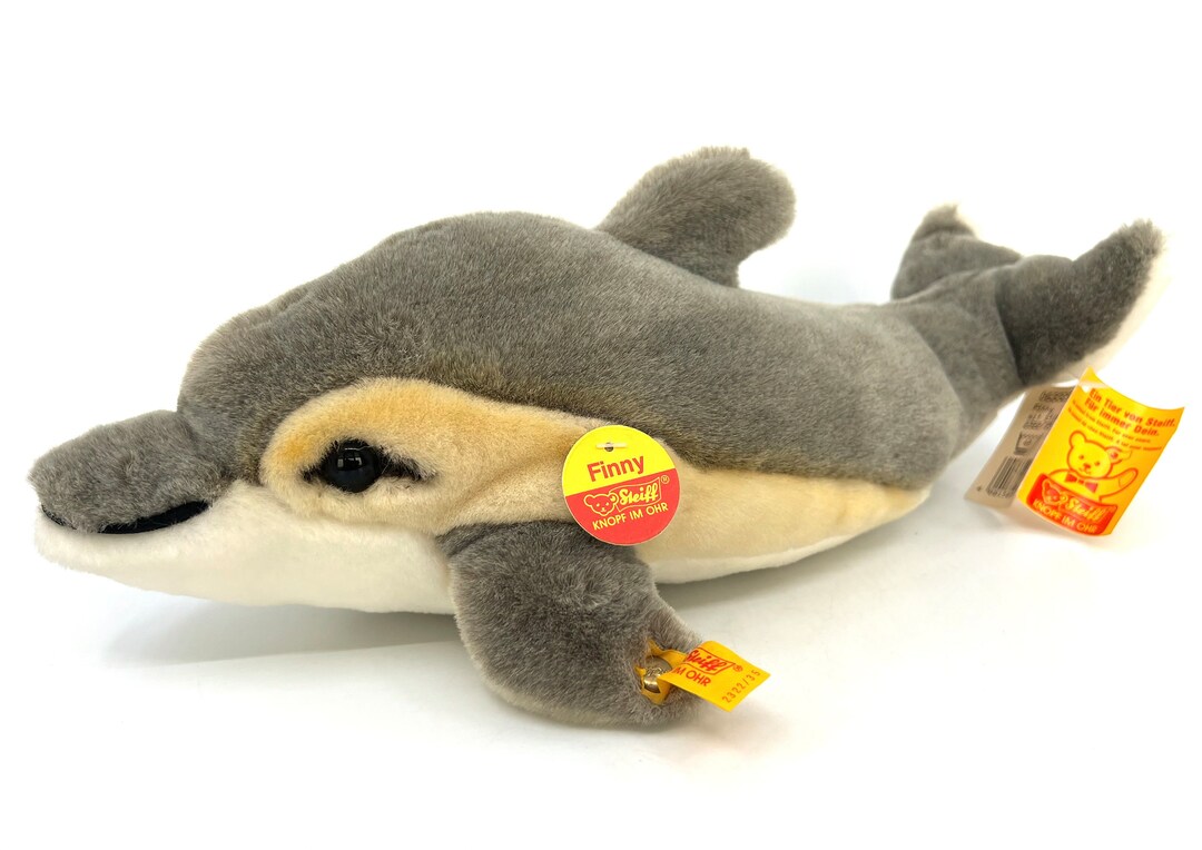 Steiff Germany Plush Finny Dolphin 35cm 14 Inches 1987 ID Steiff Germany Plush Finny Dolphin 35cm 14 Inches 1987 ID