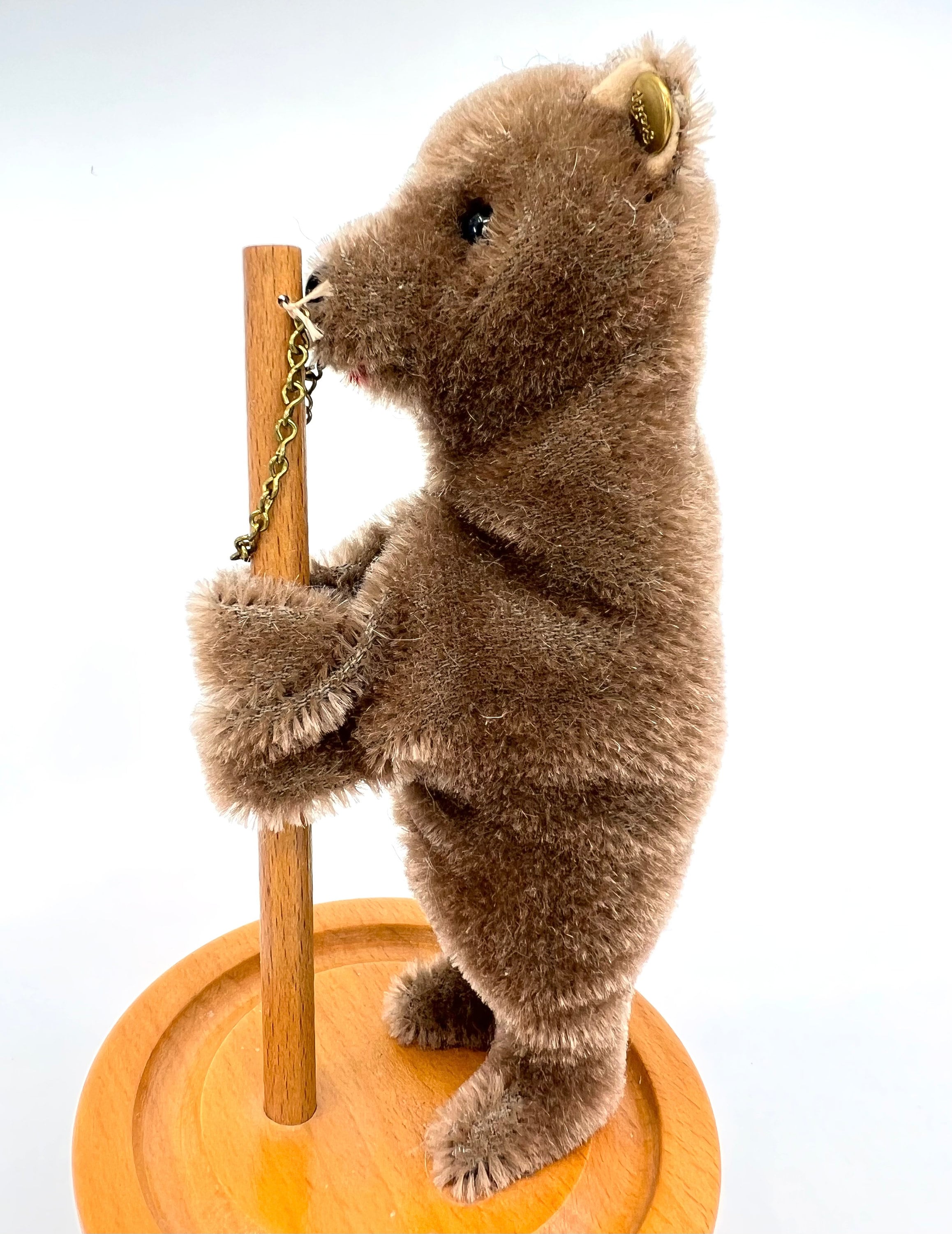 Steiff Museum Tumbler Skittle 1894 Replica Teddy Bear Mohair Plush