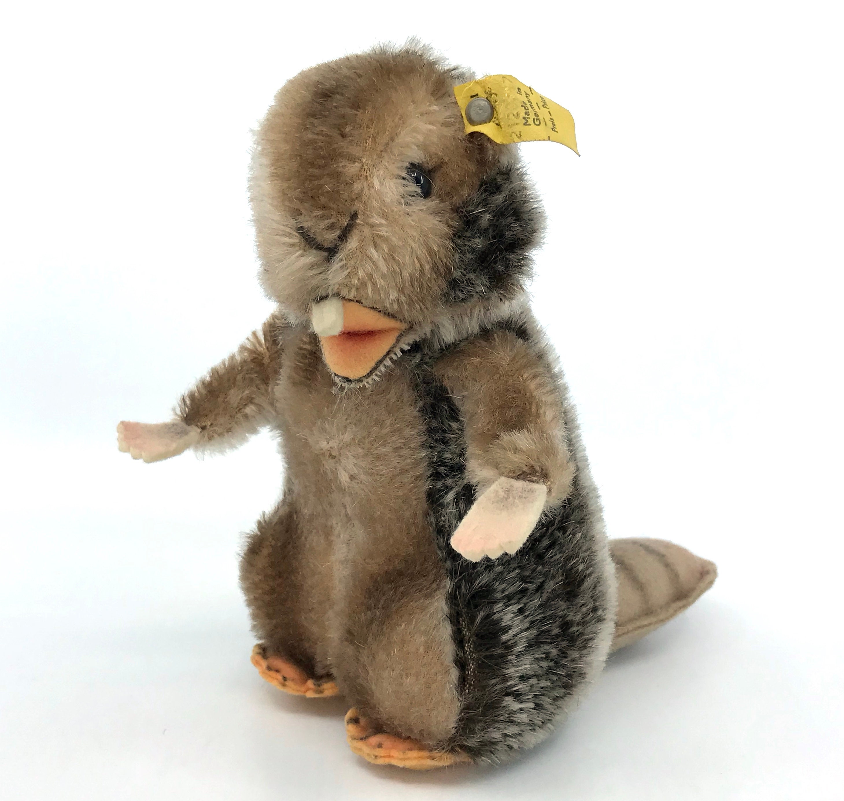 Steiff Germany Nagy Beaver Mohair Plush 17 Cm 7 Inches ID - Etsy