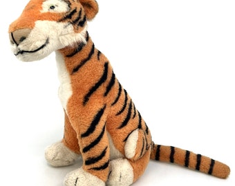 Steiff Shere Khan Tiger 1968 Dralon pluche Disney jungleboek 35 cm 14 inch geen ID vintage karakter knuffel