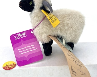 Vintage- Steiff- Lamb- Tagged- 1950- Collector- Gift- Unique