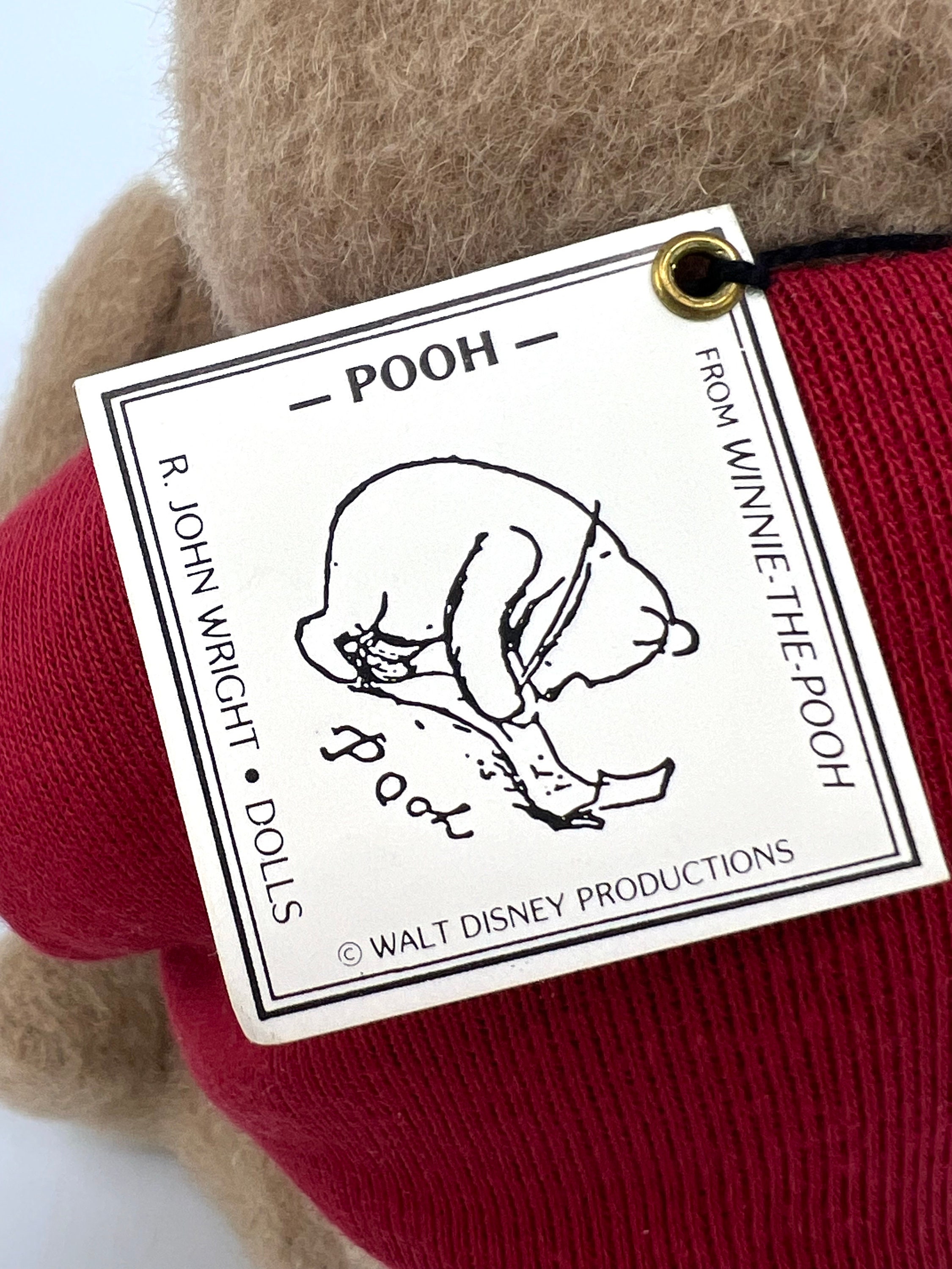 R John Wright 8 Inch Winnie the Pooh Bear 1986 Limited Edition