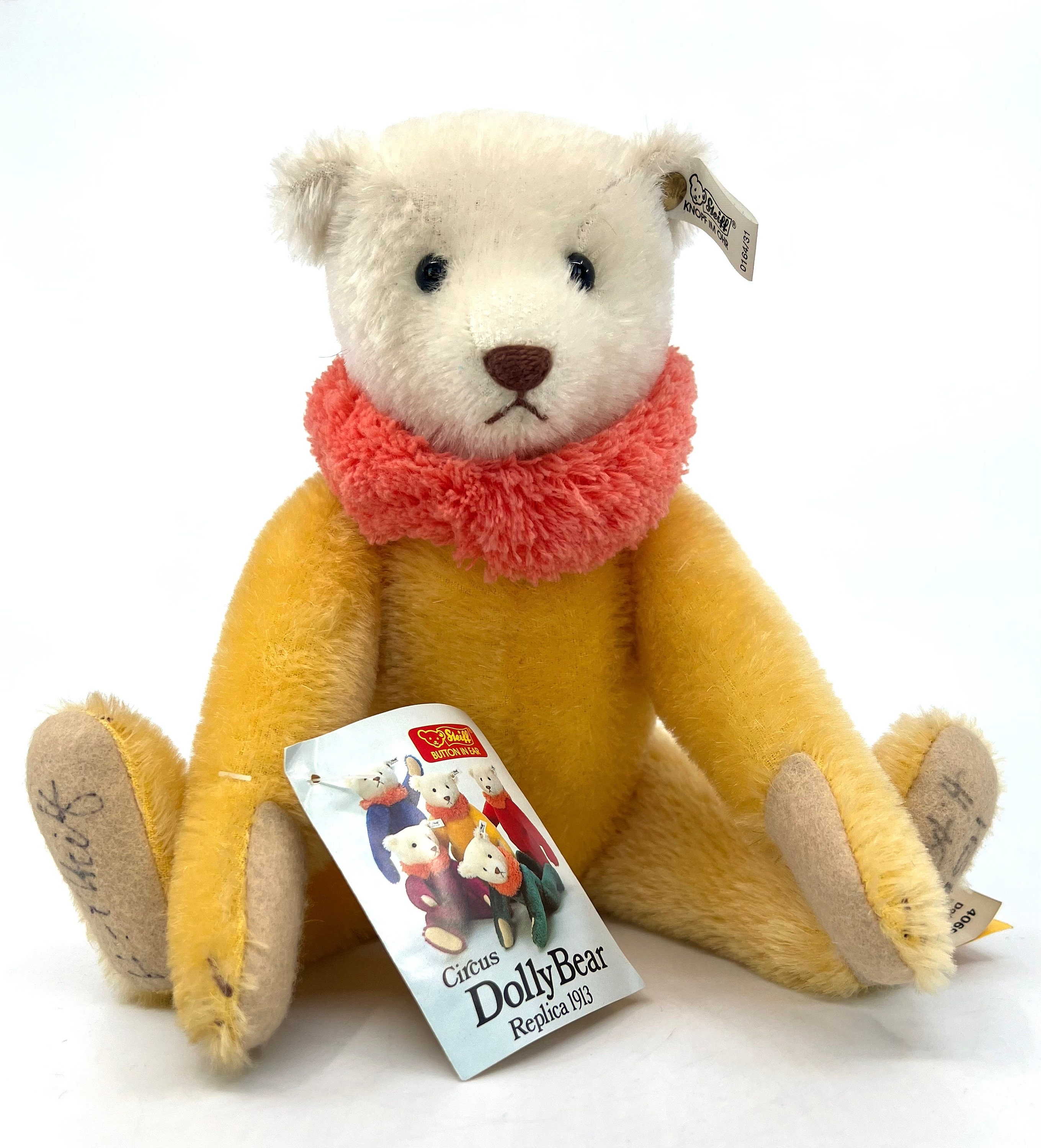 Steiff ぬいぐるみ 1928-1996 Antique Steiff Teddy Clown, Cinnamon Mohair, 1928