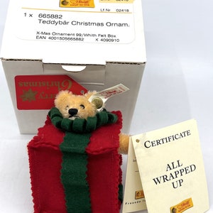 Steiff Bear Ornament - Etsy
