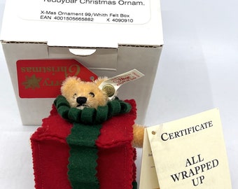 シュタイフ クリスマス エンジェル 2002 テディ ツリー オーナメント