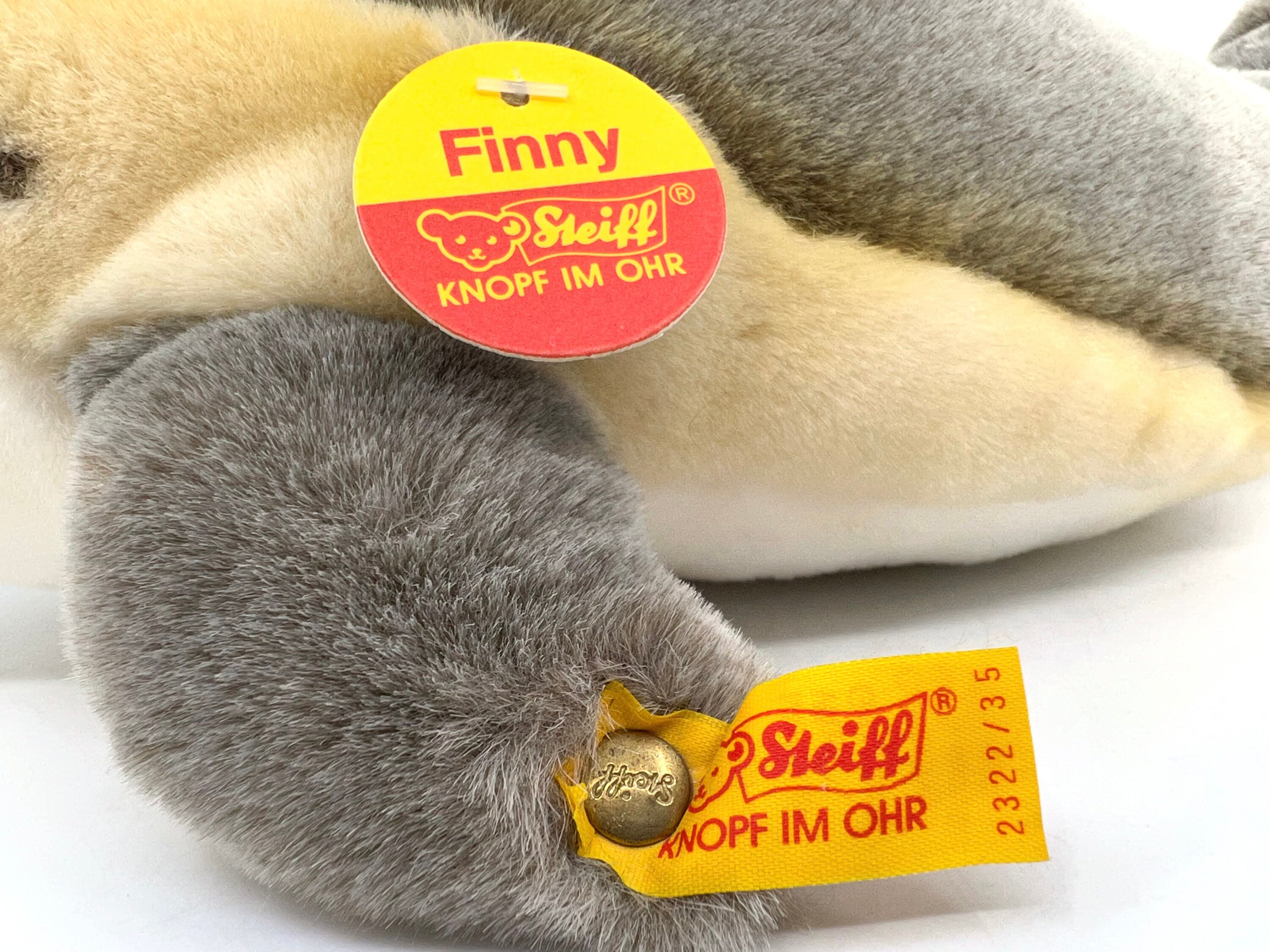 Steiff Germany Plush Finny Dolphin 35cm 14 Inches 1987 ID Steiff Germany Plush Finny Dolphin 35cm 14 Inches 1987 ID
