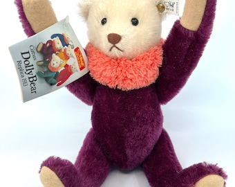 Steiff Circus Dolly Teddy Bear Replica 1913 ID Button and Tags 34 cm 14 in Violet Mohair 1987 Special Edition Stuffed Animal Steiff Circus Dolly Teddy Bear Replica 1913 ID Button and Tags 34 cm 14 in Violet Mohair 1987 Special Edition Stuffed Animal