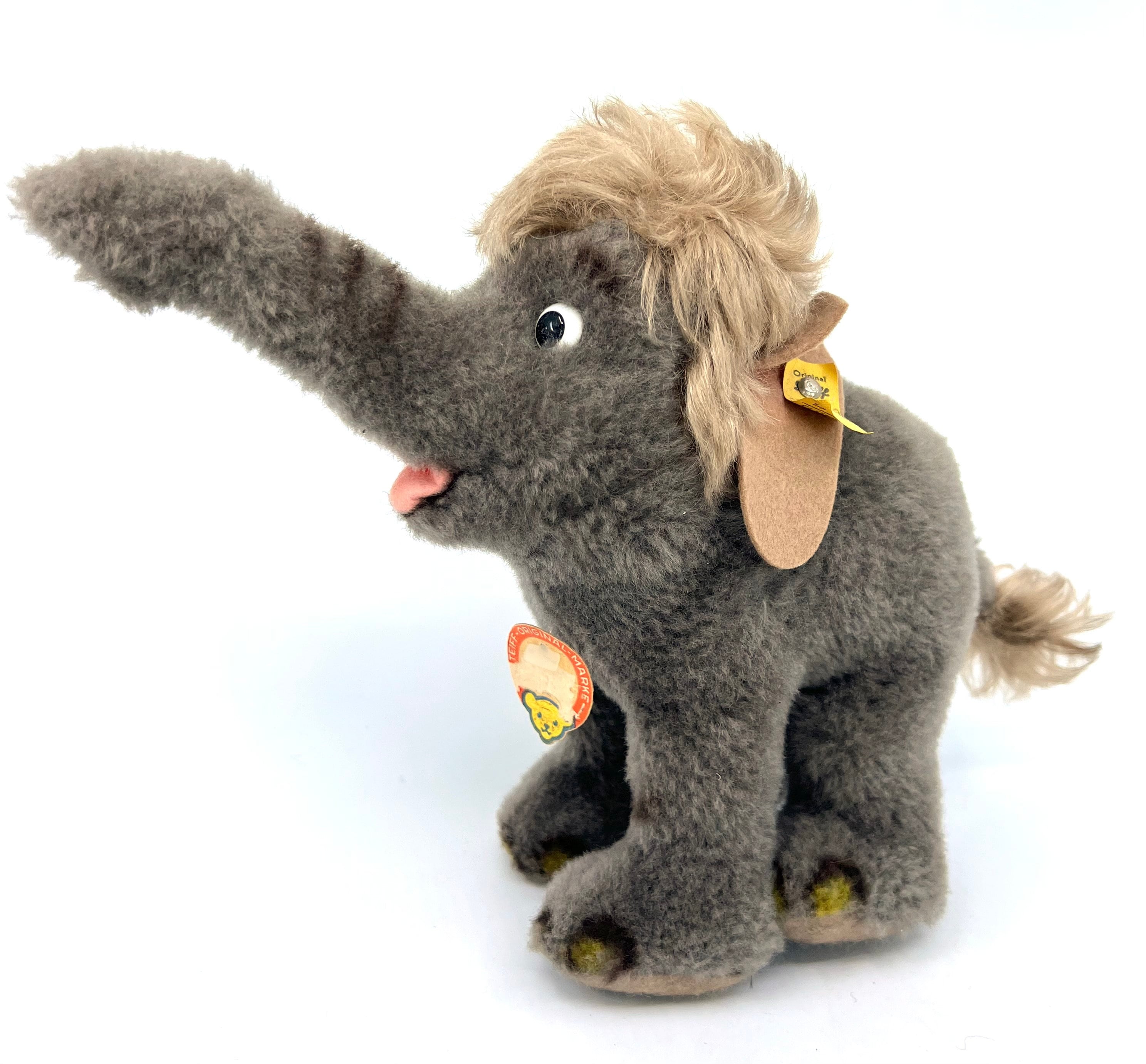 Vintage Steiff Germany Baby Hathi Elephant Jungle Book Character