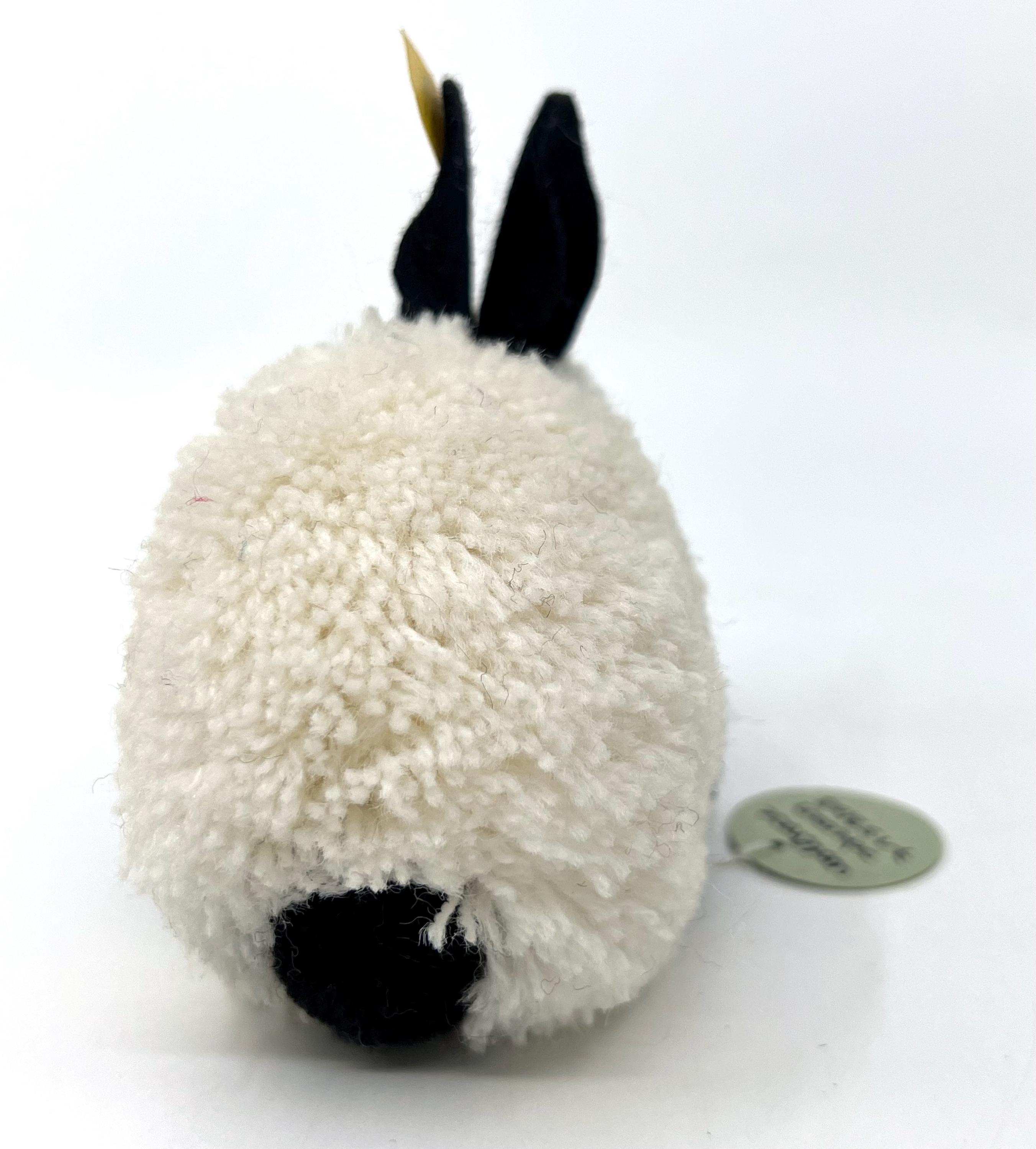 Woolen Rabbit Steiff Woolen Rabbit 1968 Official Archive Tag and ID Button and Flag 8 ...