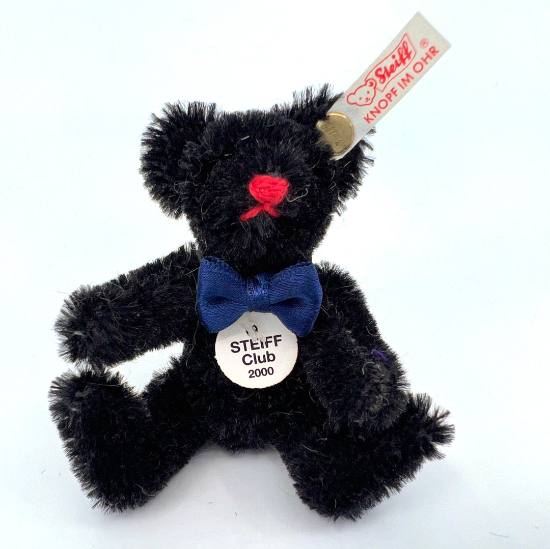 Steiff Club 2000 Teddy Bear Black Miniature Annual Loyalty Gift