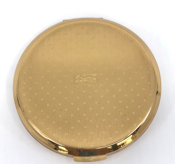 Stratton England Powder Compact Enamel with Bloss… - image 3