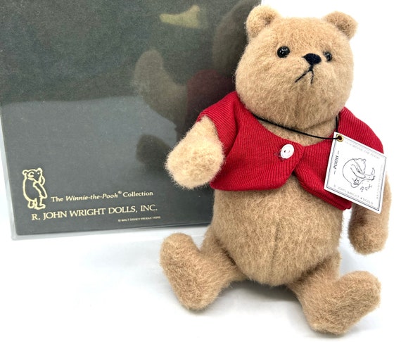R John Wright 8 Inch Winnie the Pooh Bear 1986 Limited Edition