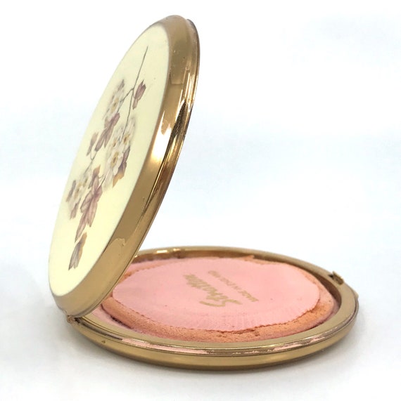 Stratton England Powder Compact Enamel with Bloss… - image 4