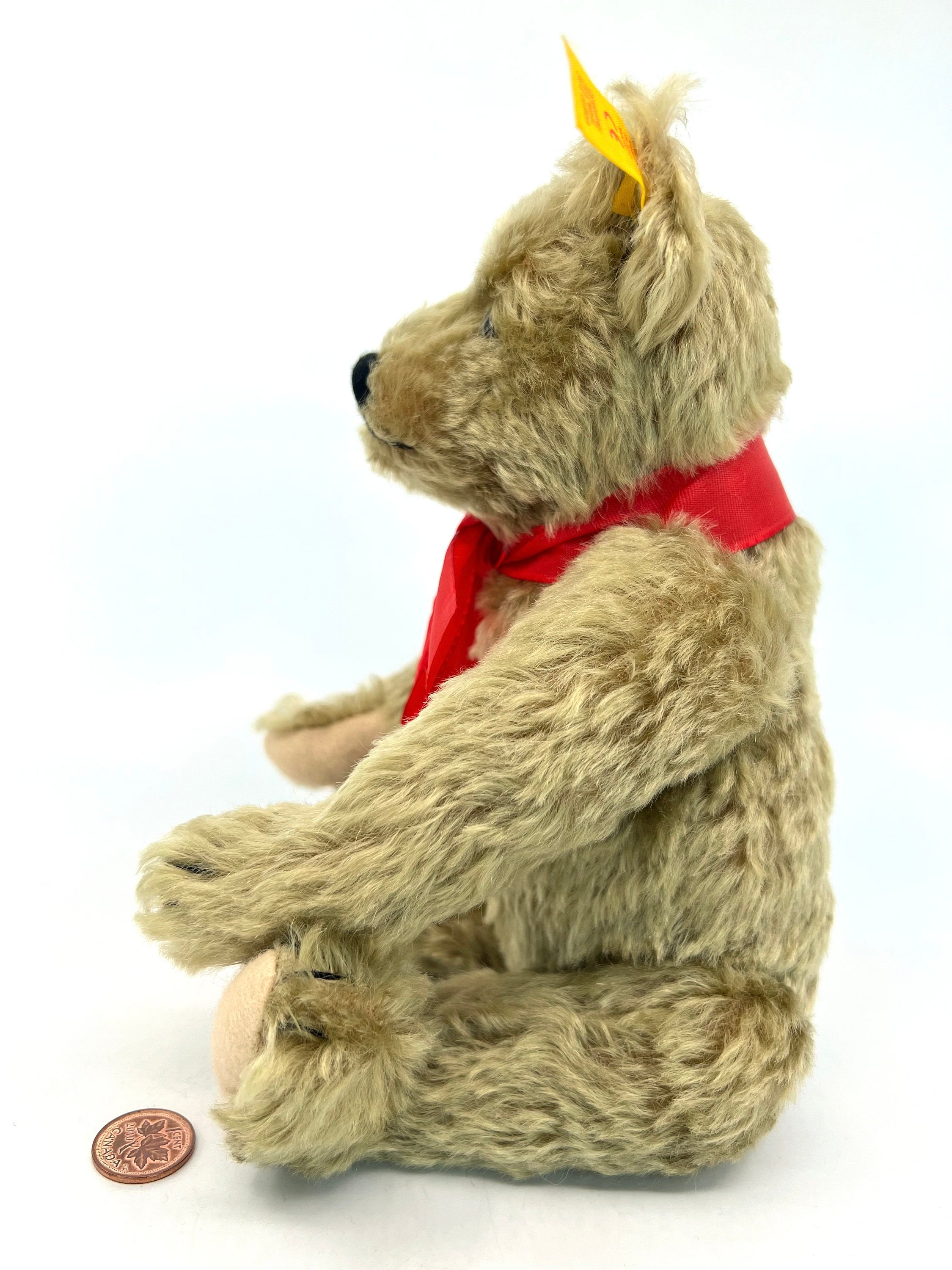 Steiff Classic 1920 Teddy Bear 2003 Brass Mohair Replica