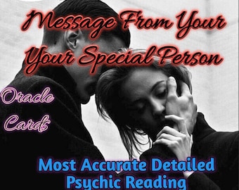 Message From Your Special Person | Psychic Readings | 1 Hour Delivery | Tarot Cards | Astrology Readings